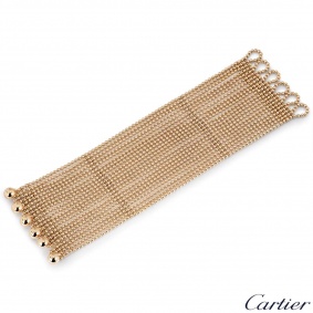 Cartier Rose Gold Draperie Bead Bracelet Cartier Rose Gold Draperie Bead Bracelet